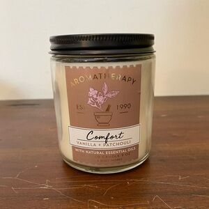 NWT Bath & Body Works Aromatherapy Comfort vanilla & patchouli 1-wick candle